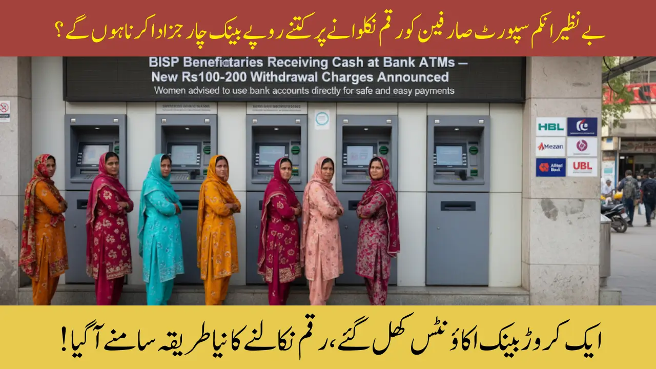 BISP Withdrawal Charges 2025 - How Much Beneficiaries Will Pay to Use Their New Bank Accounts