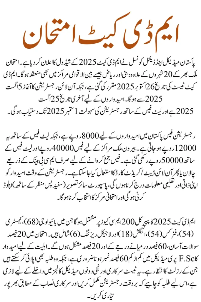 PMDC MDCAT Registration 2025 — Fast Online Apply Guide with Required Documents & Tips